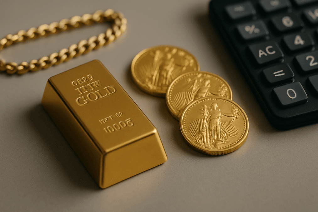 Goldwert berechnen – So ermitteln Sie den Preis Ihres Goldes